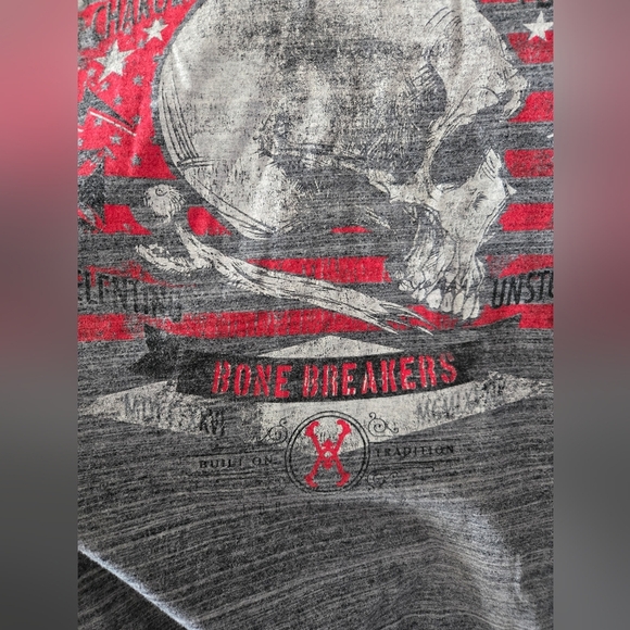 XZAVIER Y2K LTD Edition Skull Longsleeve Henley. Size Medium - Picture 3 of 10